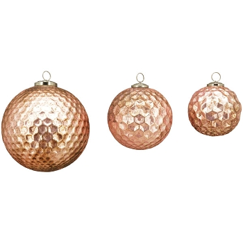 Ornament Iride, pink, Glas, 20x20x20 cm