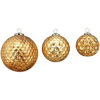 Ornament Iride, gold, Glas, 15x15x15 cm
