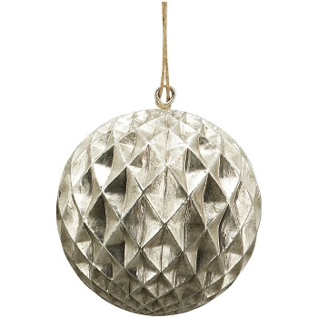 KugelHänger ArgenT, silber, Polyresin, 15x15x17,5 cm