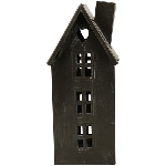 HausWindLicht Sobre, schwarz, Metall, 11x16x27,5 cm