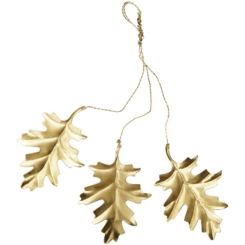 BlattHänger Doré, gold, Metall, 7x1x9,5 cm