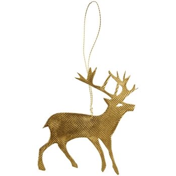 RentierHänger Doré, gold, Metall, 11x1x9,5 cm
