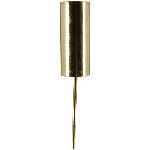 KerzenHalter Doré, gold, Metall, 2,5x2,5x12,5 cm
