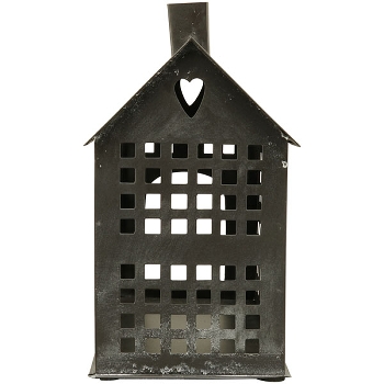 HausWindLicht Sobre, schwarz, Metall, 28,5x13,5x23,5 cm