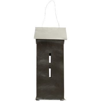 HausWindLicht Sobre, schwarz, Metall, 19,5x15,5x35,5 cm