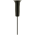 KerzenHalter Sobre, schwarz, Metall, 4x4x21,5 cm