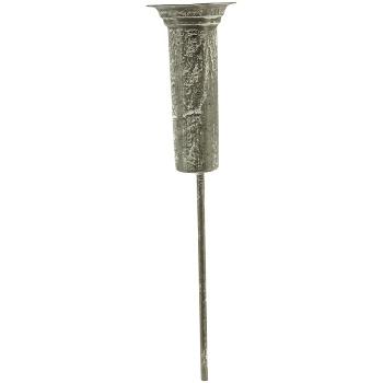 KerzenHalter Junker, zink, Metall, 4x4x21,5 cm