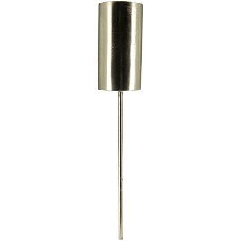 KerzenHalter GROS, silber, Metall, 3x3x20,5 cm