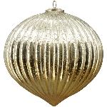 Ornament Iride, Ombre gold, Glas, 20x20x20 cm
