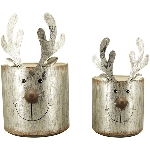 WindLicht Teal, silber, Metall, 9,5x9,5x17,5 cm
