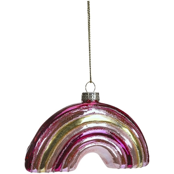 Xmas RegenbogenHänger GlossY, bunt, Glas, 10x2,6x6 cm