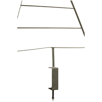 TannenBaumHänger Sobre, schwarz, Metall, 40x5x85 cm