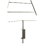 TannenBaumHänger Sobre, schwarz, Metall, 40x5x85 cm