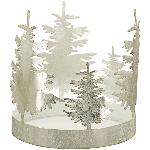 TeelichtHalter ArtFerro, silber, Metall, 15x15x15,5 cm