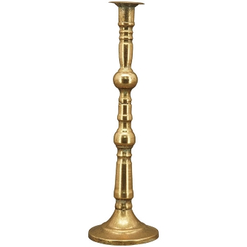 KerzenHalter Doré, gold, Metall, 11x11x35,5 cm