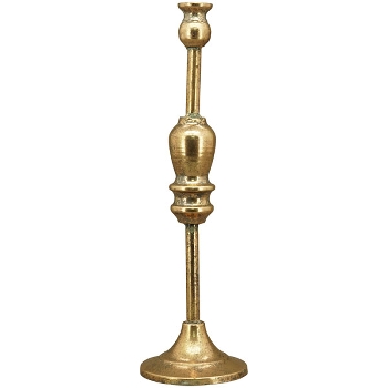 KerzenHalter Doré, gold, Metall, 11x11x36,5 cm