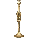 KerzenHalter Doré, gold, Metall, 11x11x36,5 cm
