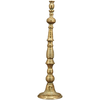 KerzenHalter Doré, gold, Metall, 13,5x13,5x51 cm