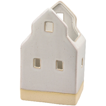 HausWindLicht Marta, weiß, Stoneware, 9,1x8x16 cm
