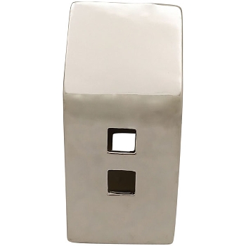 HausWindLicht ArgenT, silber, Dolomite, 9,5x8x16,7 cm