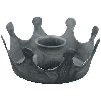 KerzenHalter Junker, zink, Metall, 8x8x4 cm