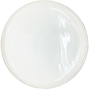 Tablett EnameL, weiß, Metall, 15x15x1 cm