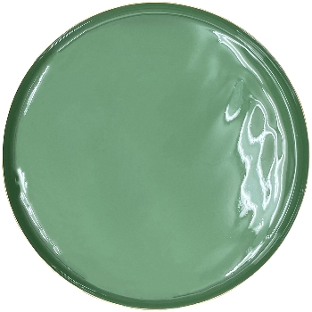 Tablett EnameL, grün, Metall, 15x15x1 cm