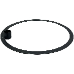 KerzenHalter Set/4 Sobre, schwarz, Metall, geeignet für 22 mm Stabkerzen-Ø