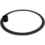 KerzenHalter Set/4 Sobre, schwarz, Metall, geeignet für 22 mm Stabkerzen-Ø