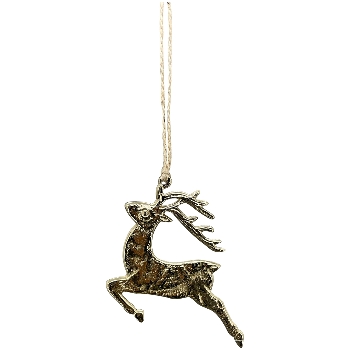RentierHänger Aurum, gold, Alu, 10,8x0,5x10 cm