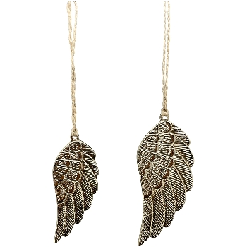 FlügelHänger Aurum, gold, Alu, 4,3x0,3x10 cm