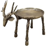 RentierTeeLichtHalter Doré, gold, Metall, 10x14,5x14 cm
