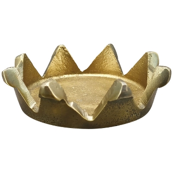 KerzenHalter Doré, gold, Aluminium, 10x10x3 cm