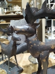 Rentier Antiquité, Metall, 27x8x31 cm
