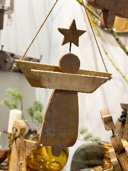 EngelHänger Dost, Holz, 37x8x59 cm