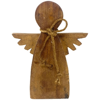 Engel Dost, Holz, 20x5x28 cm