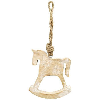 PferdHänger Dost, natur, Holz, 8x1x10 cm