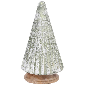 TannenBaum Vitreous, Glas/Holz, 15,5x15,5x33 cm