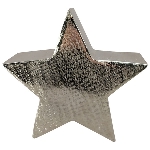 Stern GROS, silber, Aluminium, 22,5x8x22 cm