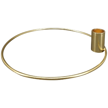 KerzenHalter Aurum, gold, Metall, 20x20x4 cm