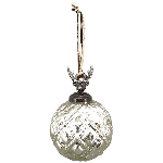 KugelHänger Vitreous, silber, Glas/Metall, 8x8x11,5 cm
