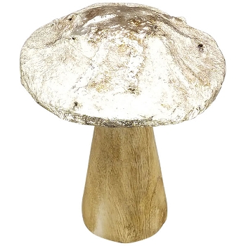 Pilz Dost, Holz, 13x13x16 cm