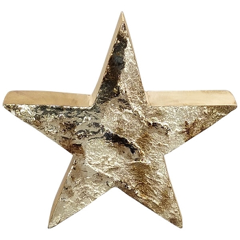 Stern Dost, Holz, 20x3,5x20 cm