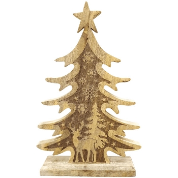 Baum Dost, Holz, 14x5x21 cm