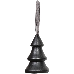 BaumHänger Sobre, schwarz, Holz, 6x6x9,5 cm