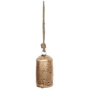 GlockenHänger AZA, gold, Metall, 10x10x19 cm