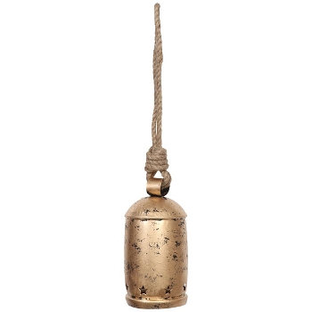 GlockenHänger AZA, gold, Metall, 12x12x24 cm