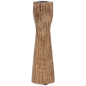 KerzenHalter Dost, Holz, 6x6x20 cm