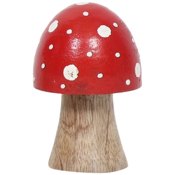 Pilz Dost, Holz, 5x5x7 cm