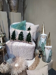 Kissen Dans, Leinen/Polyester, 50x30 cm